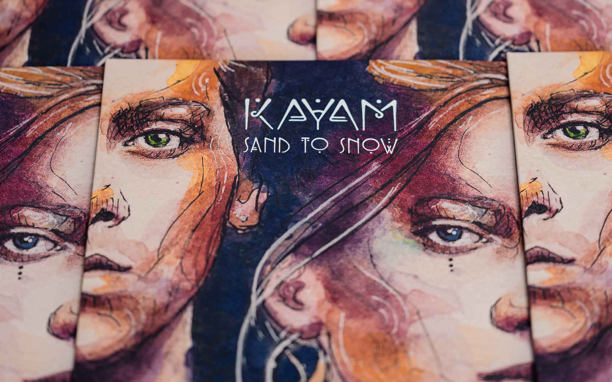 KAYAM merch: Vinyl Sand to Snow cover