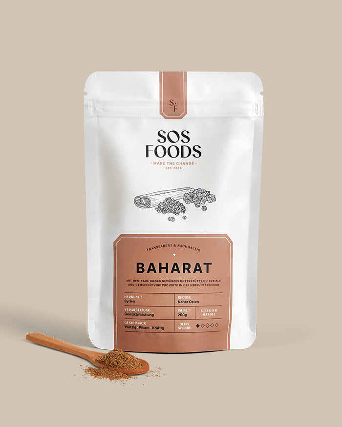 SOS Foods: Pack shot, Baharat